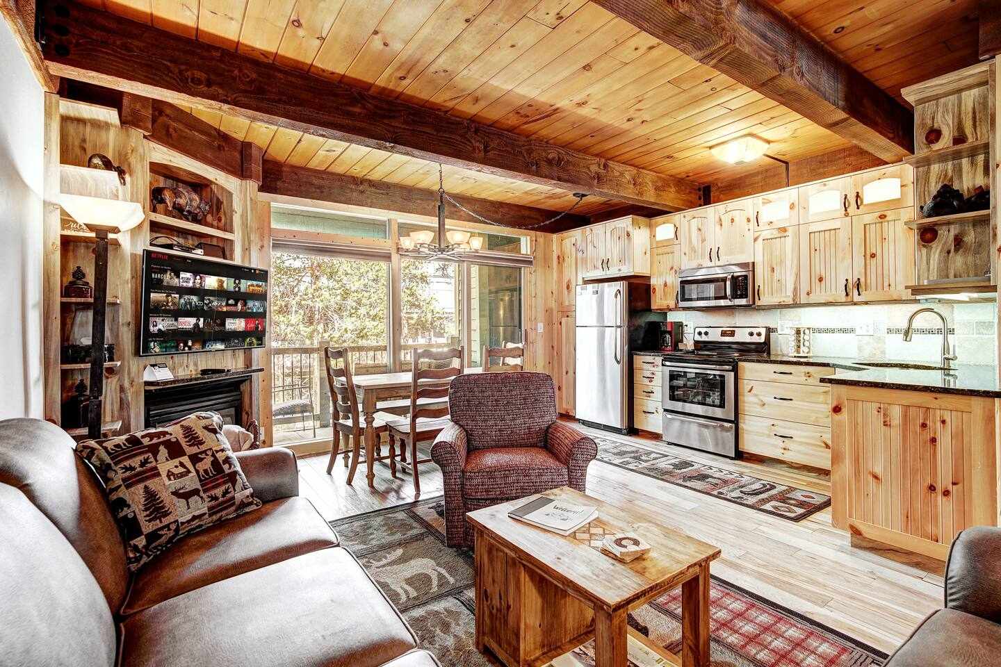 Miners Candle Peak Retreat Walk to Main Street and Gondola Cozy Breckenridge Condo