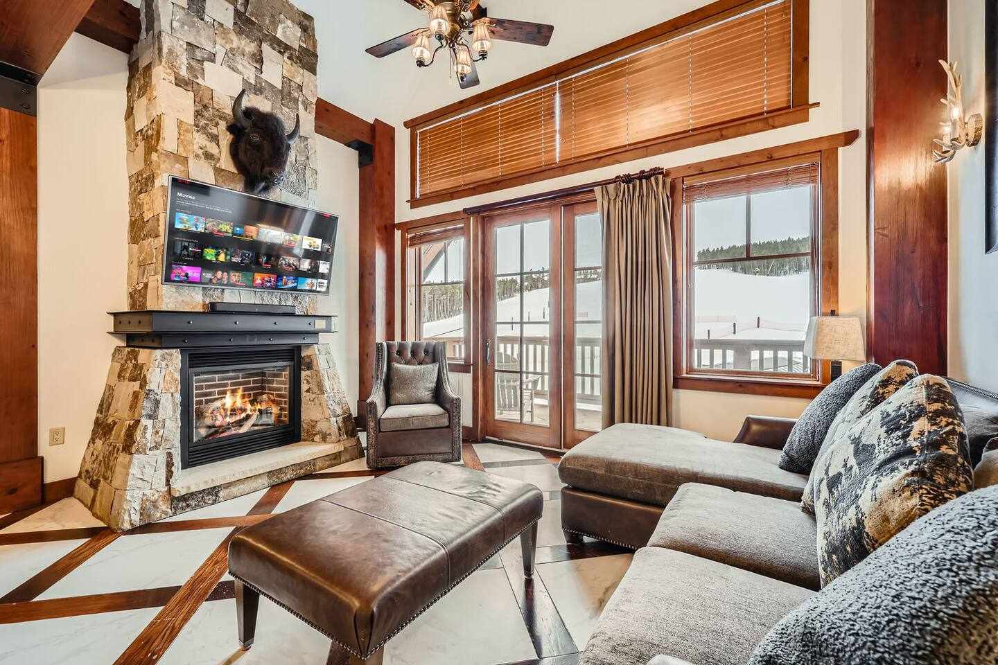 One Ski Hill 8505 Peak 8 Luxury Ski In Ski Out Slope Side Penthouse with Mountain Views