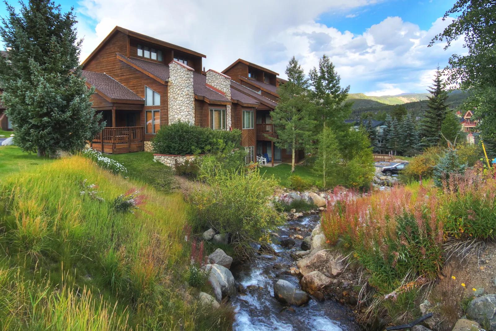 Tyra collection exterior beside the creek, photographed in summer