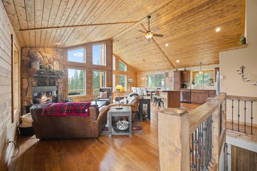 Mountain View Alpine Estate Private Fairplay Cabin with Fire Pit and Forest Views — 6