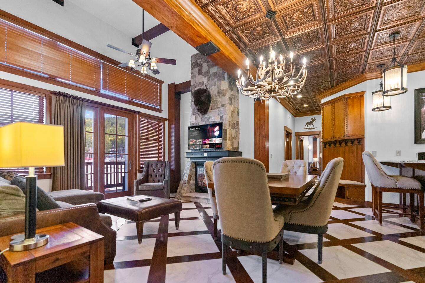 One Ski Hill Combined 8505 and 8506 Peak 8 Ski In Ski Out Four Bedroom Penthouse view 5