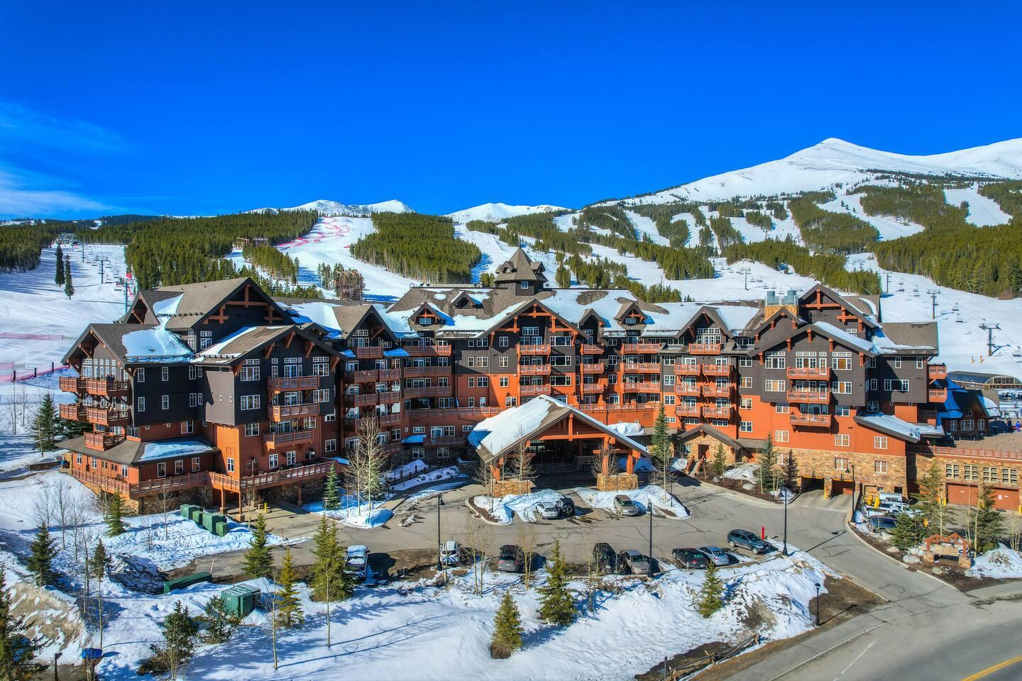 One Ski Hill 8506 Peak 8 Luxury Ski In Ski Out Slope Side Penthouse Near Gondola view 2